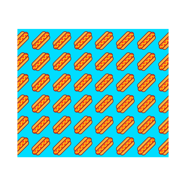 Hot Dog Pattern by timegraf