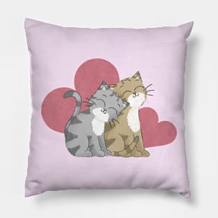 Cats in love Pillow