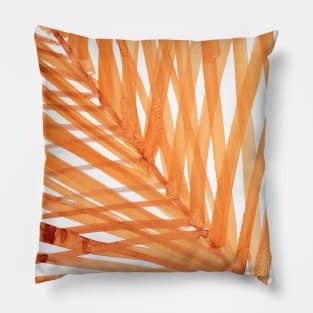 watercolor lines palm leaf 1 Pillow