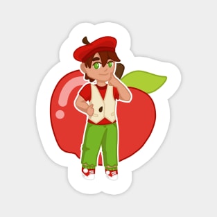 Aiden Apple - Fruity Friends Magnet