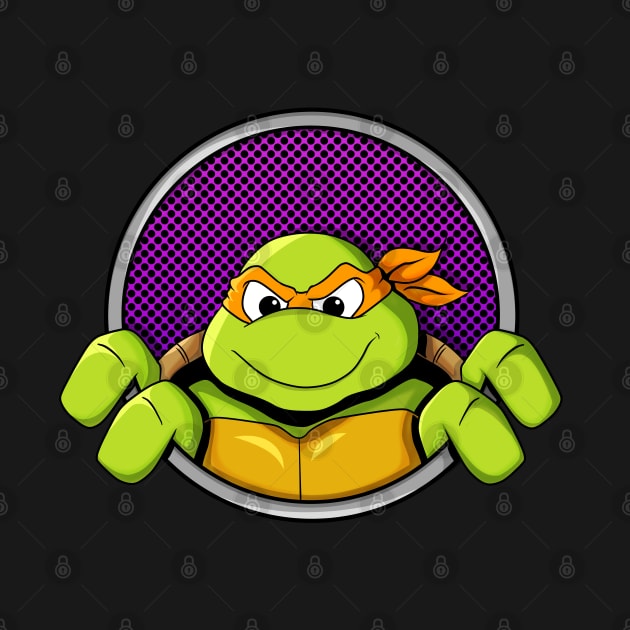 Turtle power Mikey by nicitadesigns