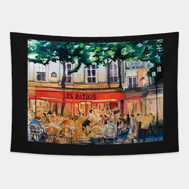 Les Patios Tapestry by GeriJudd