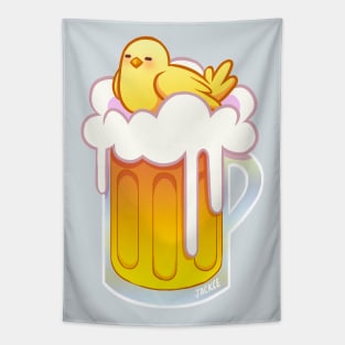 Bird on Beer Tapestry