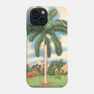 Florida Tropics postcard Phone Case