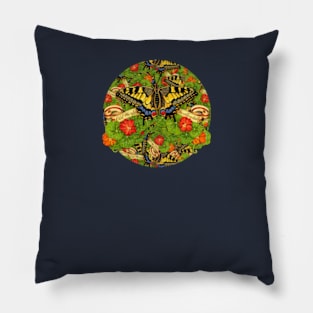 Swallowtail Butterfly Cacophony Pillow