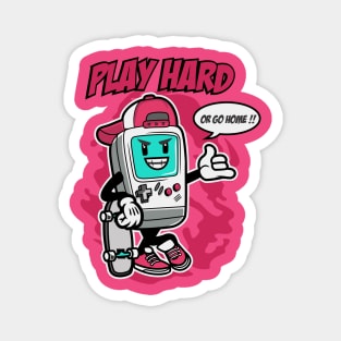 PLAY HARD GAMER Magnet