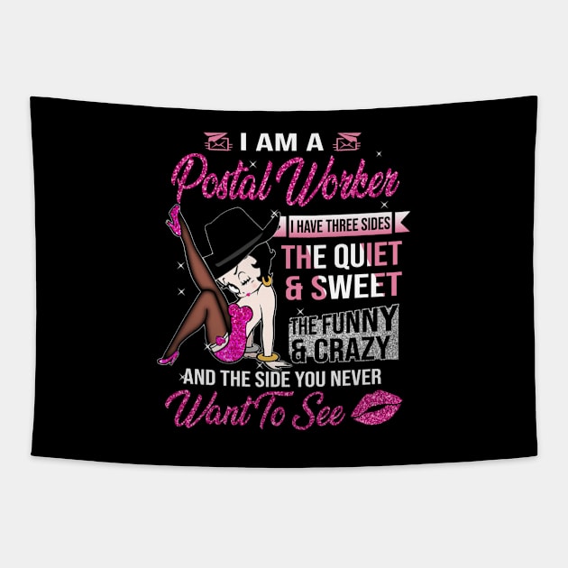 I Am A Postal Worker Tapestry by janayeanderson48214