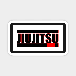 Brazilian Jiu Jitsu Ranked Black Belt Magnet