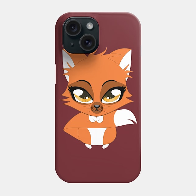 Cute fox Phone Case by AnnArtshock