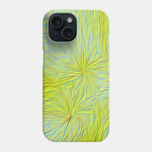 yellow abstract design Phone Case