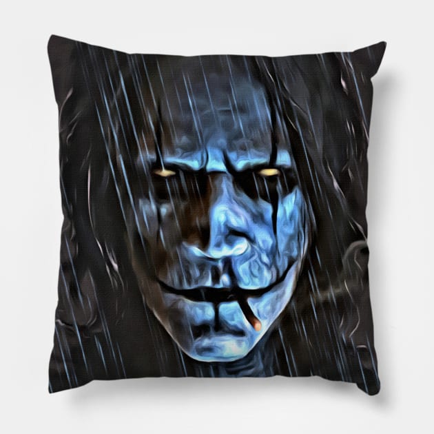 The Crow - Eric Draven Pillow by EvoComicsInc