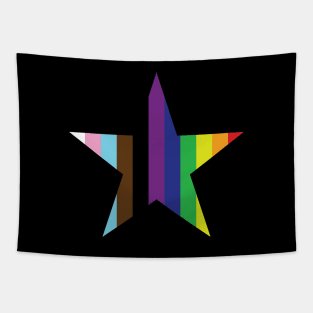 Rainbow star Tapestry