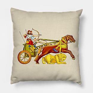 The Lion Hunters Pillow