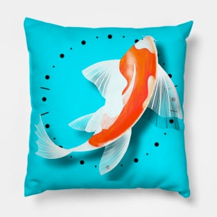 Koi fish 6 Pillow