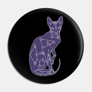 Catshirt, gothic occult cat lovers Pin