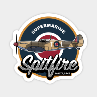 Supermarine Spitfire Malta Magnet