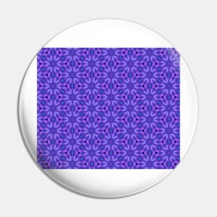 Psychedelic Snowflakes Pattern Pin