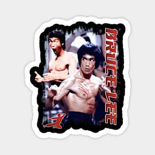 Movie Bruce Jeet Kune Do Be Water Lee Vintage Magnet