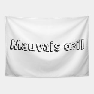Mauvais œil / / Typography Design Tapestry