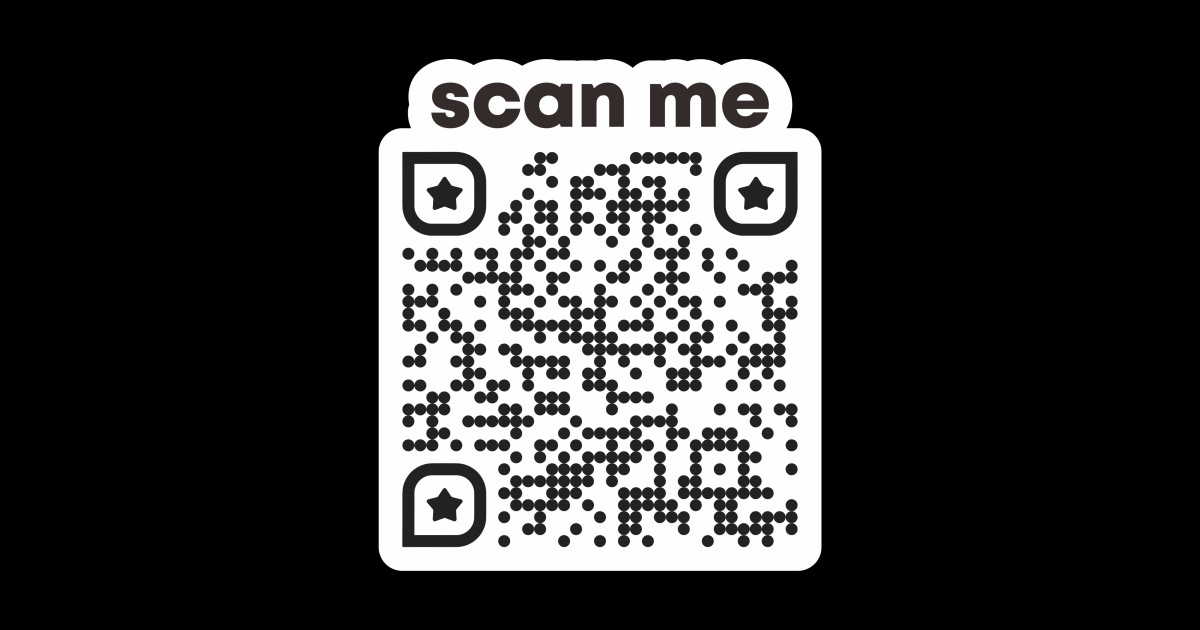 scan me - rick roll QR code - Rick Roll Qr Code - Sticker | TeePublic