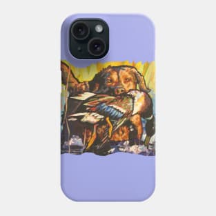 Chesapeake Bay Retriever Dog Bright colorful pop dog art Phone Case