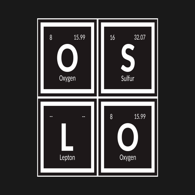 Oslo Table of Elements by Maozva-DSGN