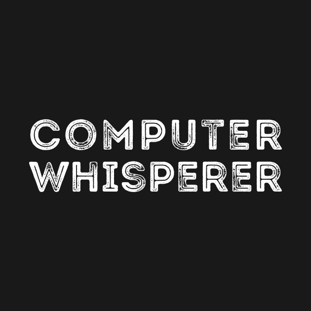 Computer Whisperer Nerd Joke by RedYolk