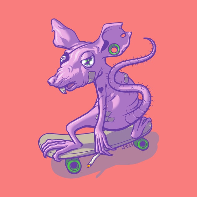 Rat Bastard by cs3ink