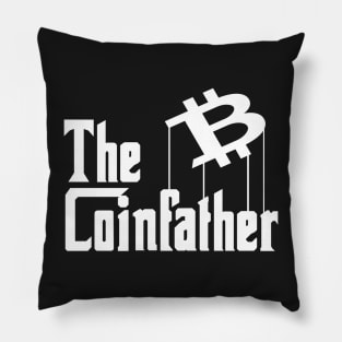 The Coinfather Cryptocurrency Gift Bitcoin Shirt Pillow