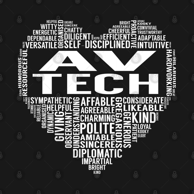 Av Tech Heart by LotusTee