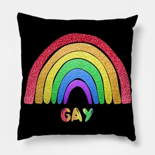 Gay Rainbow Pillow