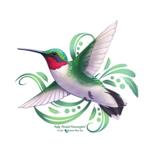 Ruby Throated Hummingbird T-Shirt