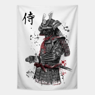 Samurai sumi-e Tapestry