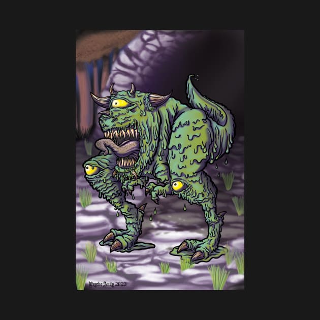 Kneecaps the Slime Monster by psychoandy