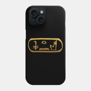 King in Ancient Egyptian Hieroglyphics. Phone Case