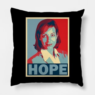 Hope Poster Style Fan Pillow