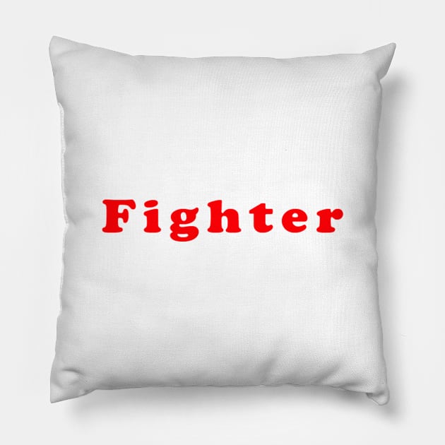 Fighter Pillow by NovaOven