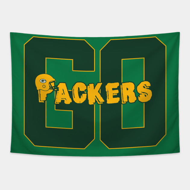 Go Packers Packers Tapestry Teepublic