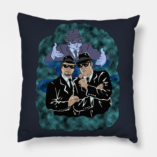 Blues Brothers Pillow by MotownBluesBusters