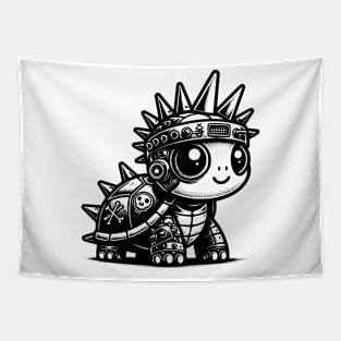 Gothic Punk Turtle Tapestry