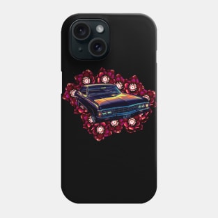 SPN Impala Red Flowers Phone Case