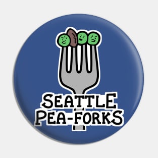 Seattle Pea-forks Pin