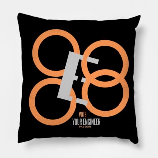 vote your engineer passion Pillow