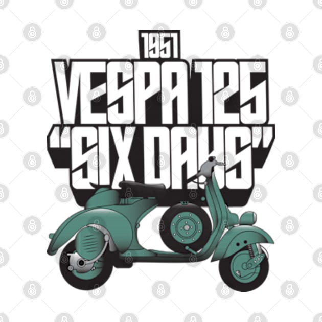 1951 Vespa 125 "Six Days" by kindacoolbutnotreally