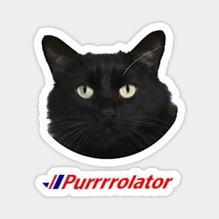 Purrolator Cat Logo Magnet