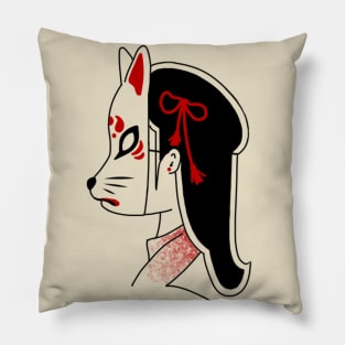 Kitsune-Mask Pillow