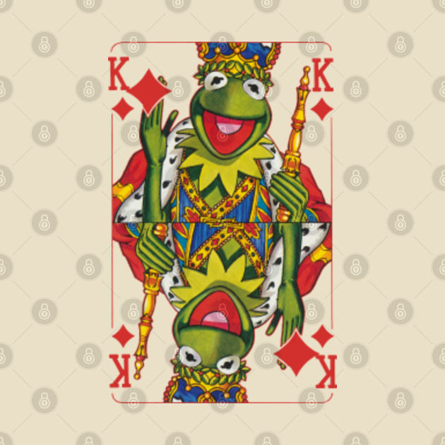 Discover THE MUPPET KERMIT IS KING CARD - Kermit - T-Shirt