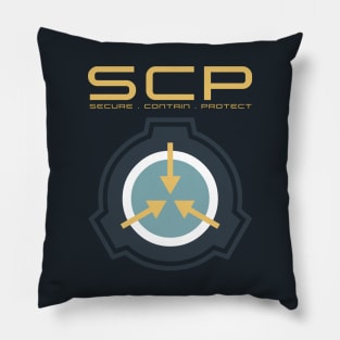 SCP Foundation - futuristic Pillow