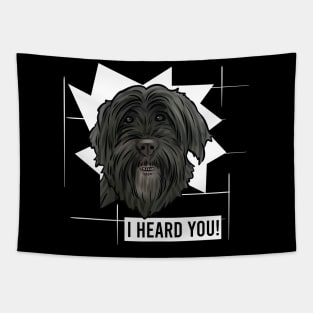 Funny Portuguese Water Dog I Heard You Tapestry