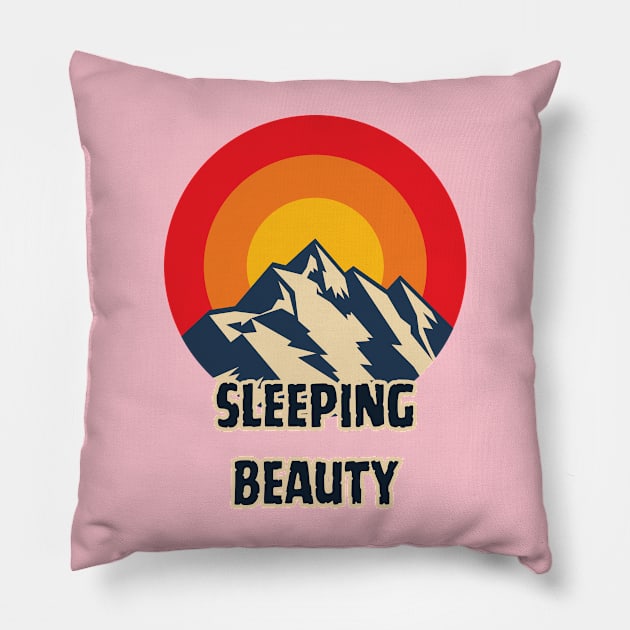 Sleeping Beauty Pillow by Canada Cities